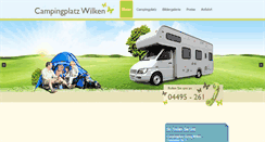 Desktop Screenshot of camping-wilken.de